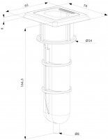 Vorschau: Locinox wirtschaftlicher Bodenanschlag / Bodenhülse für Bodenriegel (EGS, Economic Ground Stop) Vorschau: Locinox wirtschaftlicher Bodenanschlag / Bodenhülse für Bodenriegel (EGS, Economic Ground Stop)