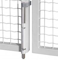 Vorschau: Einfahrtstor Premium (2-flügelig) mit Holzfüllung waagerecht; symmetrisch; verzinkt; B:500 cm H:100 cm Vorschau: Einfahrtstor Premium (2-flügelig) mit Holzfüllung waagerecht; symmetrisch; verzinkt; B:500 cm H:100 cm