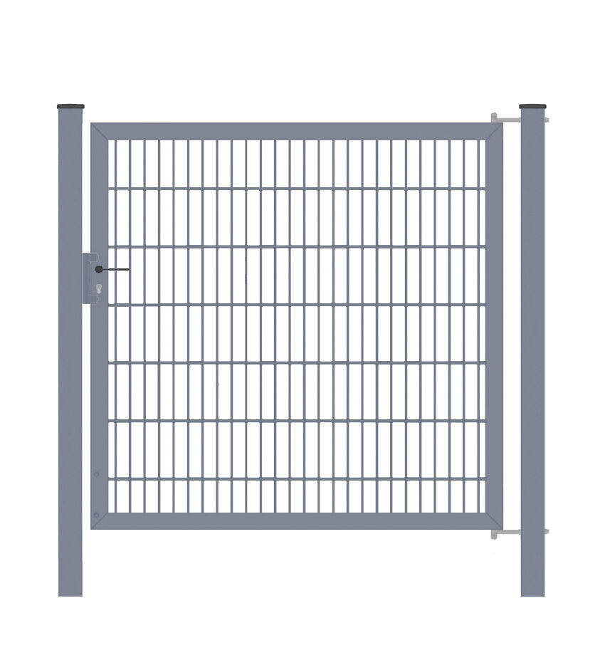 Gartentor 1flügelig / Stabmattentor Classic Strong Anthrazit Breite
